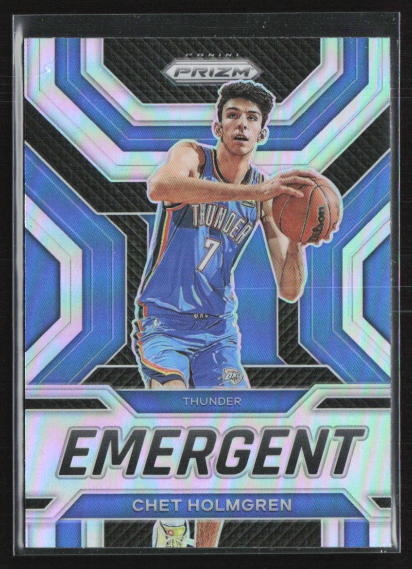 Chet Holmgren 2022-23 Panini Prizm Emergent Silver RC #16 Oklahoma 