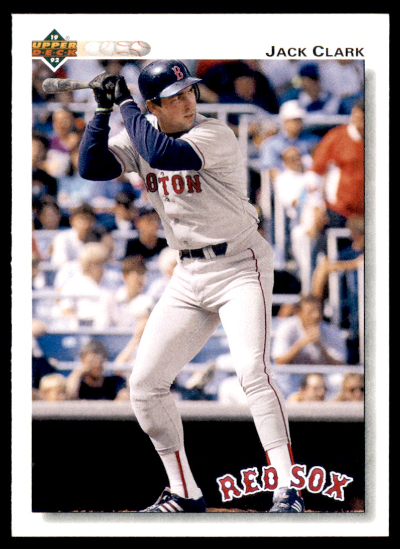 1992 Upper Deck Jack Clark Boston Red Sox #521 0987 | eBay