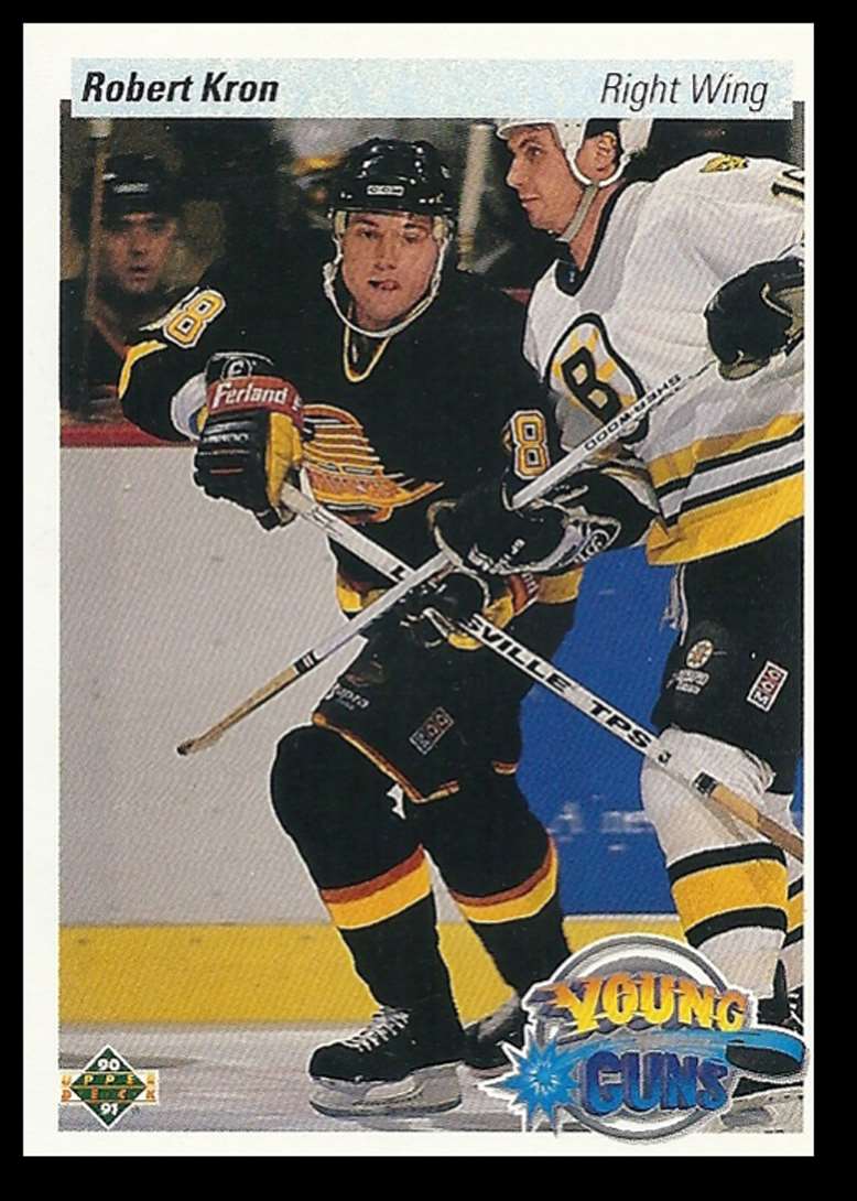 1990-91 Upper Deck Young Guns Robert Kron #528
