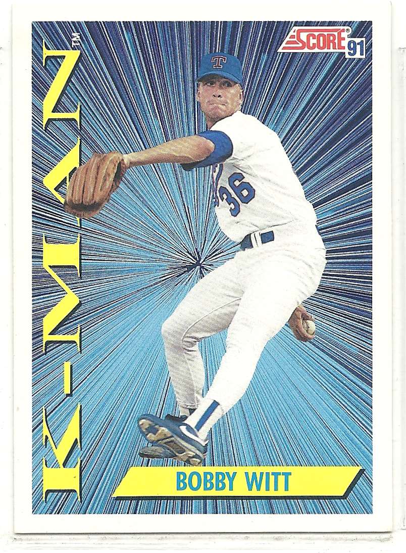 1991 Score K-Man Bobby Witt #410