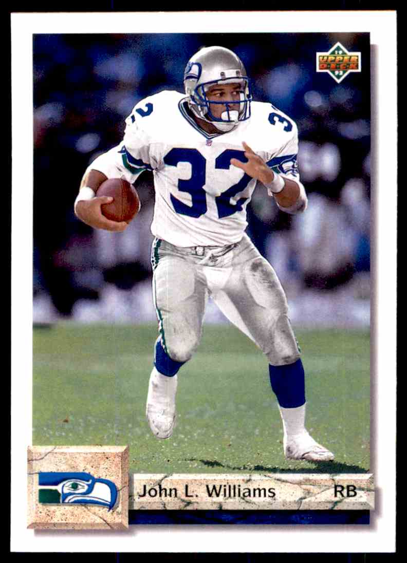 1992 Upper Deck NFL John L. Williams #178