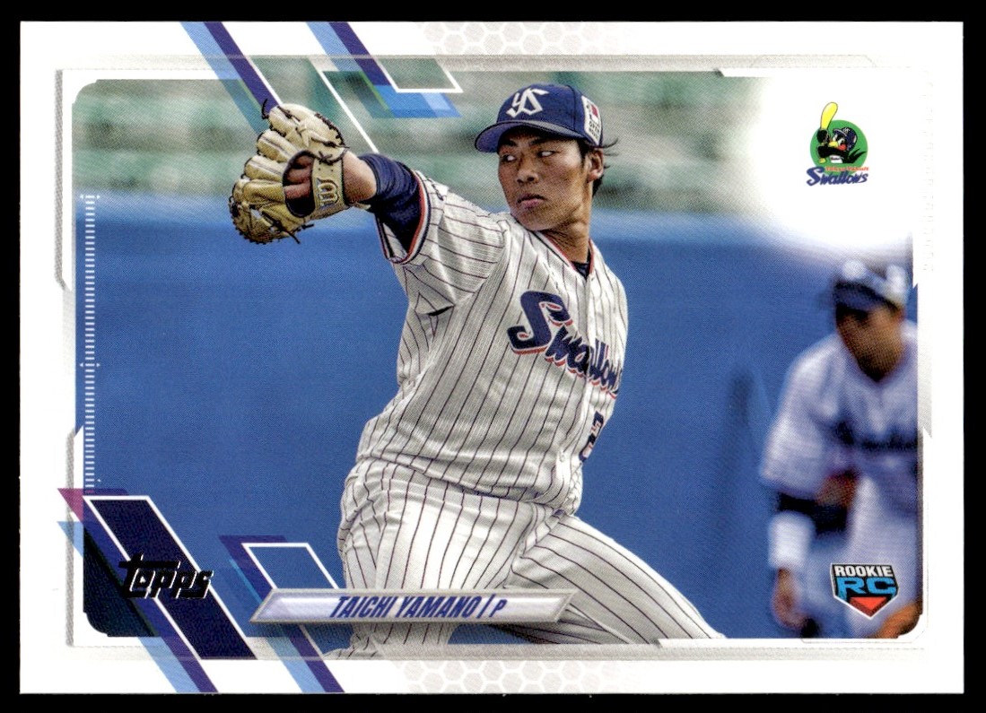 2021 Topps NPB Baseball Card Taichi Yamano RC Tokyo Yakult