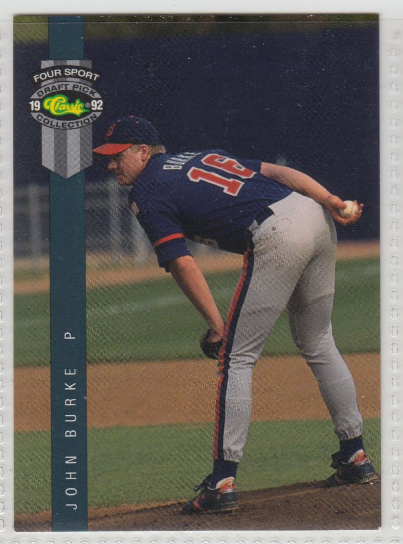 1992 Classic Four Sport John Burke #305