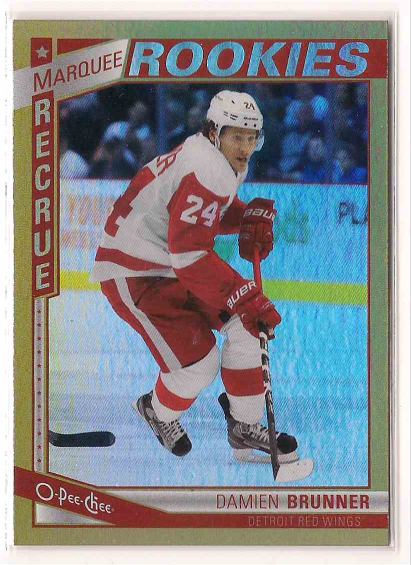 2013-14 O-Pee-Chee Marquee Rookies Damien Brunner #590