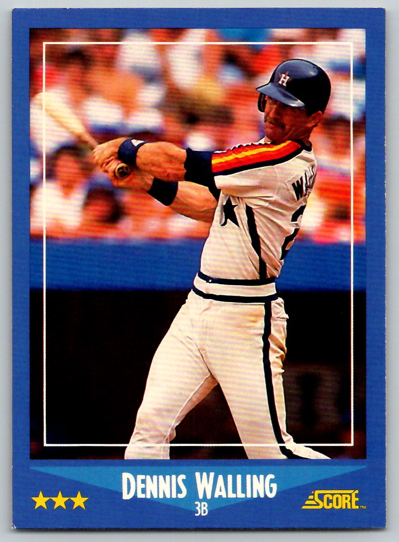 1988 SCORE DENNY WALLING HOUSTON ASTROS #145 | eBay
