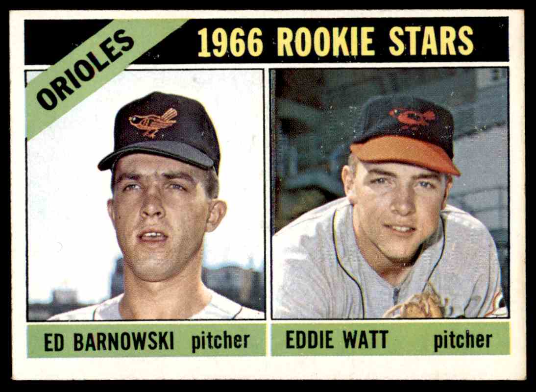 1966 Topps Orioles Rookie Stars (Watt) #442 on Kronozio