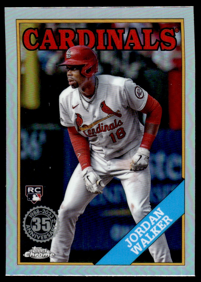 2023 Topps Chrome 1988 Tribute Jordan Walker St. Louis Cardinals