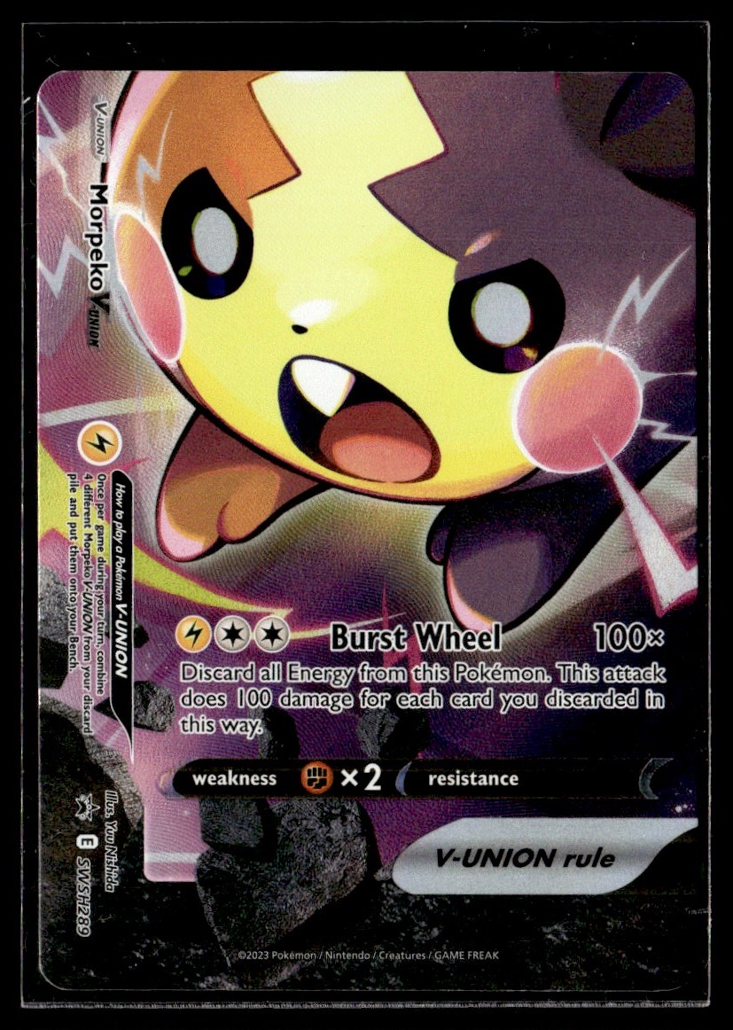 2023 Promo Morpeko V-Union Puzzle Piece bottom-left #SWSH289 | eBay