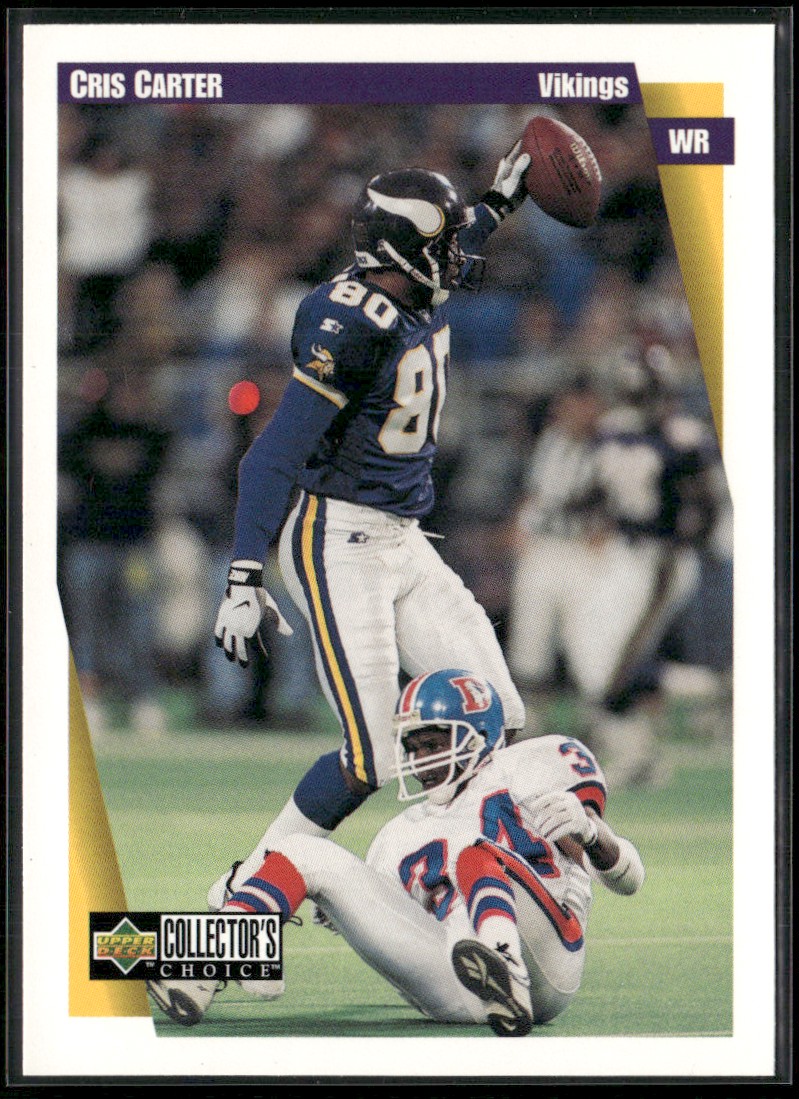 1997 COLLECTOR'S CHOICE CRIS CARTER MINNESOTA VIKINGS #298 | eBay