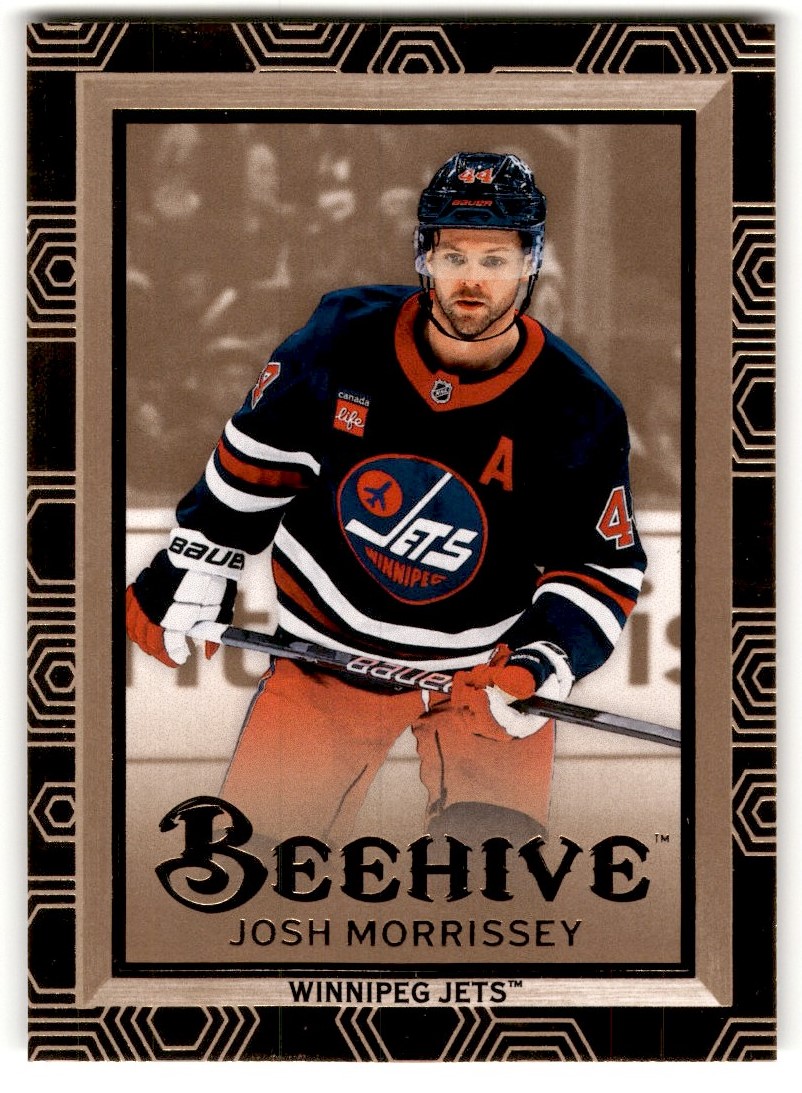 UPPER DECK NHLカード SP GAME USED JOSH MORRISSEY WINNIPEG JETS /44 #192 送料無料 中古 IT2 Josh Morrissey 2024-25 Upper Deck Beehive Gold #BH-2