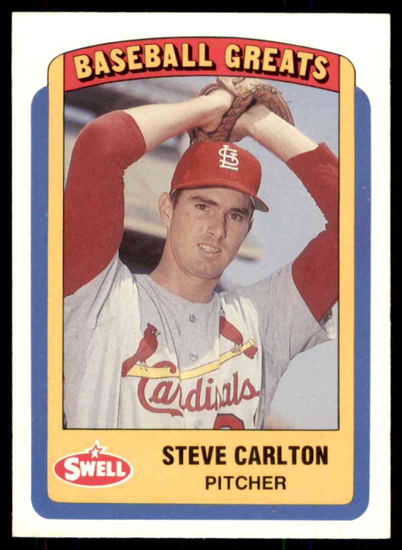 1990 Swell Baseball Greats Steve Carlton #110