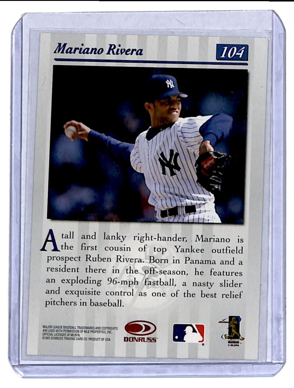 印象のデザイン Mariano Studio 1997 Rivera eBay | #104 Yankees York New . その他