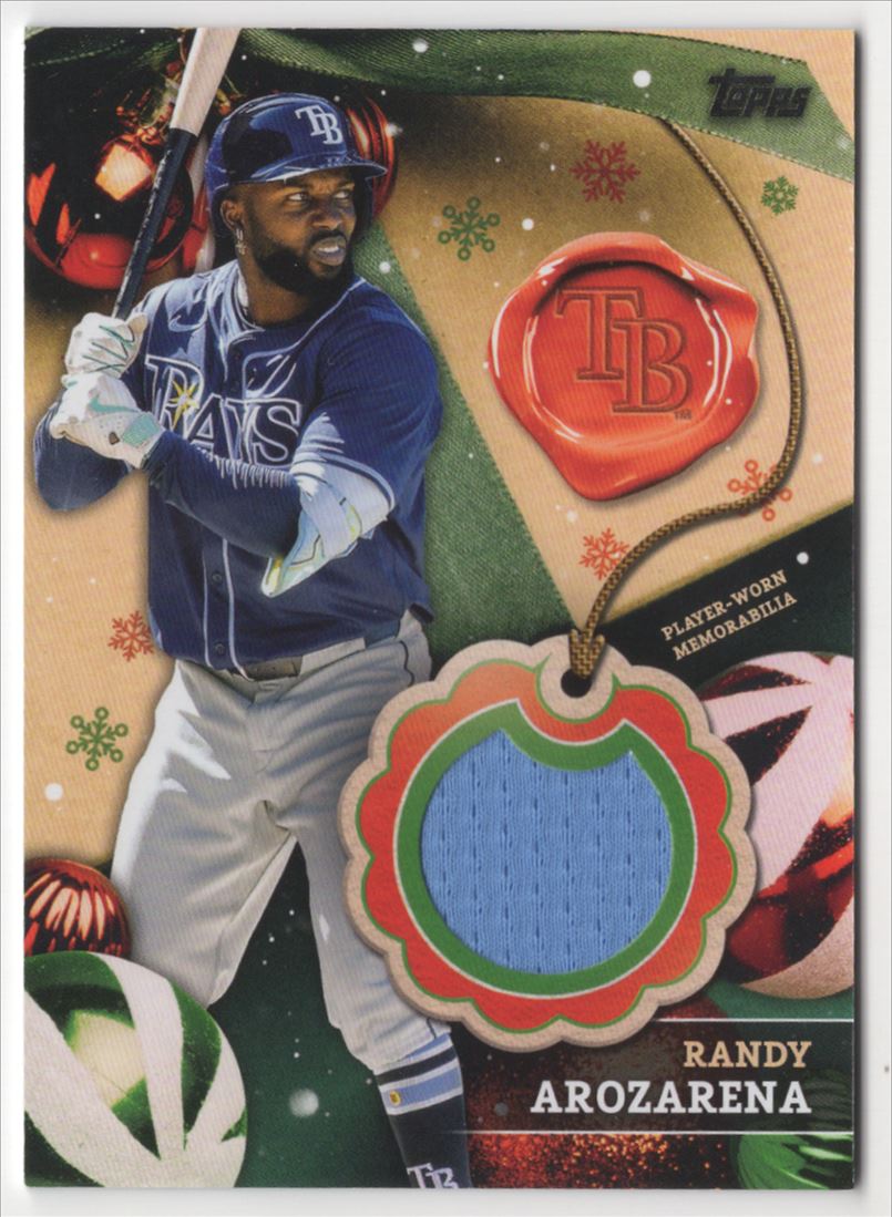 2024 Topps Holiday Relic Randy Arozarena Tampa Bay Rays #RC
