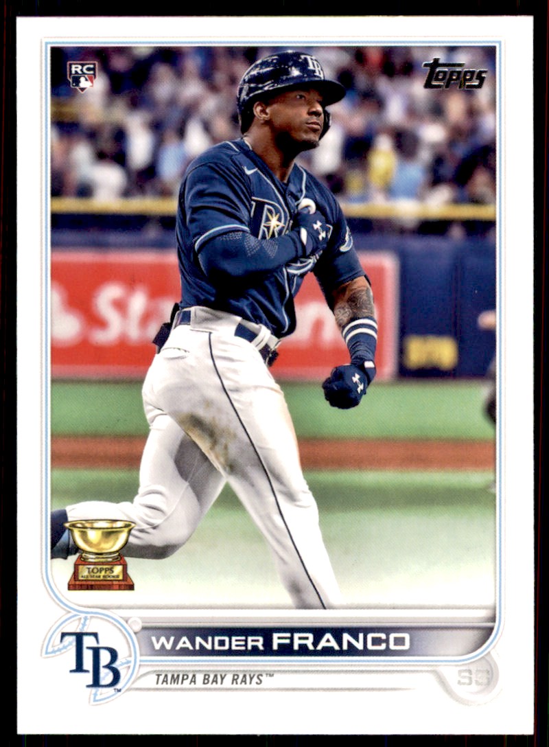 Wander Franco 2022 Topps Series 1 Rookie Card #215 Tampa Bay Rays
