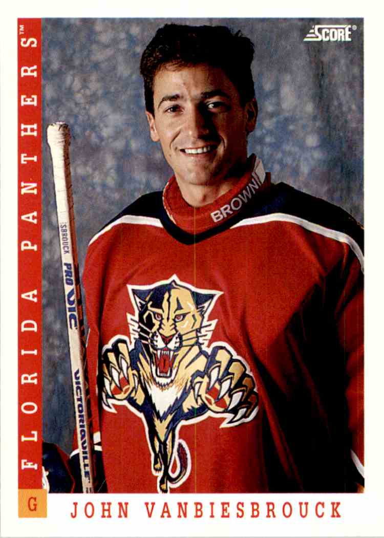 1993-94 Score Bilingual John Vanbiesbrouck #492 card front image