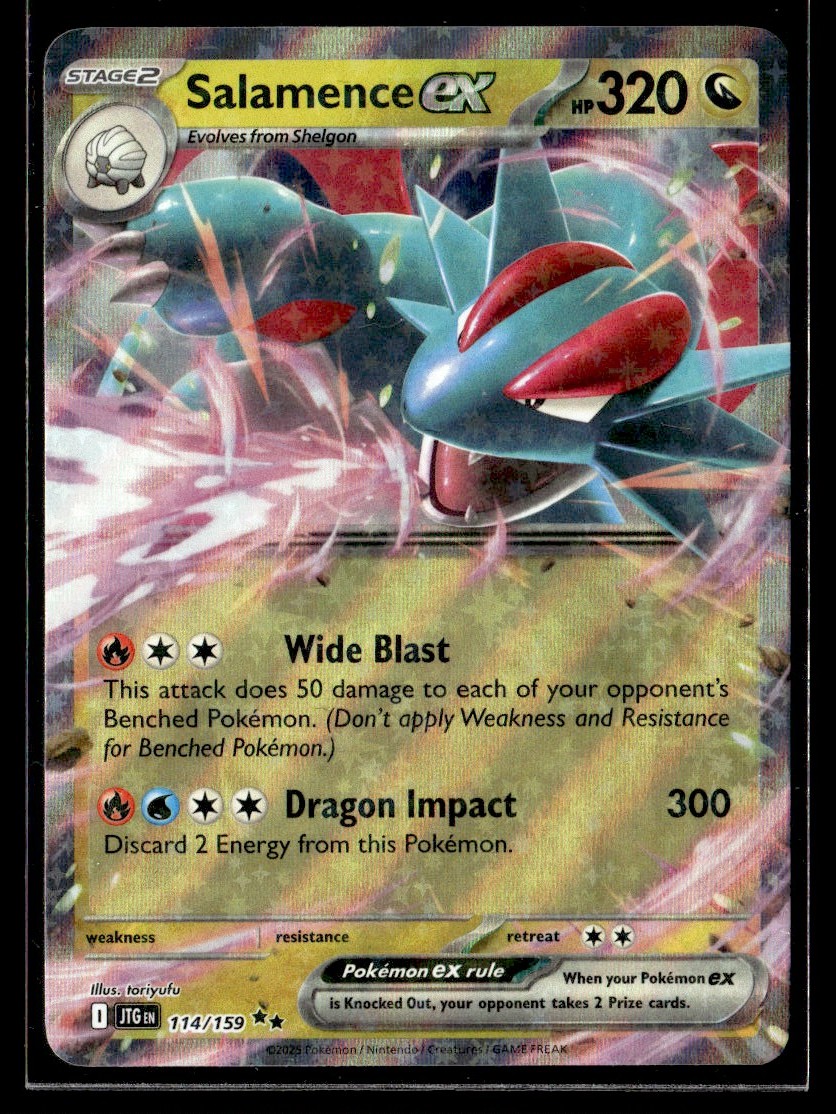 2025 ポケモンカード サ Salamence EX 5枚セット 2025 Pokemon Card Journey Together Salamence Ex #114/159 | eBay