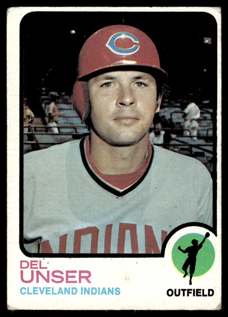 1973 Topps Del Unser #247 on Kronozio
