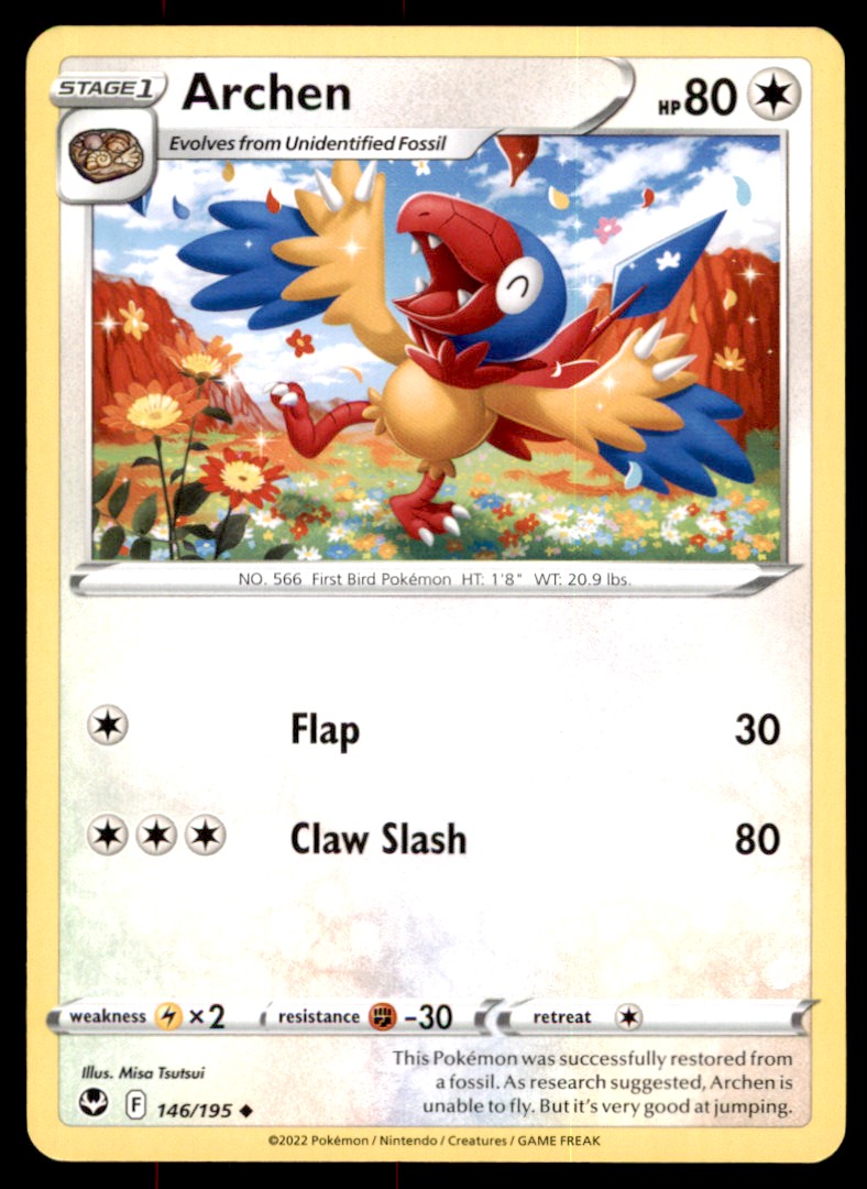 archen pokemon card Japanese 047/086 sv11W U TCG Wing Attack Pokemon Trading Card Game 050/086