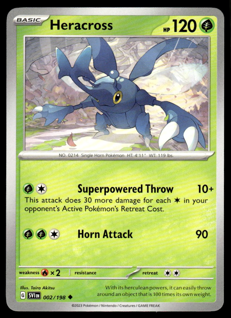 2023 Scarlet & Violet Heracross #2