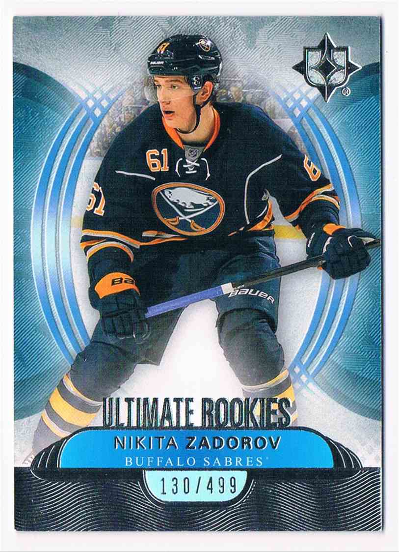 2013-14 ULTIMATE COLLECTION ROOKIES NIKITA ZADOROV ROOKIE 130/499 ...