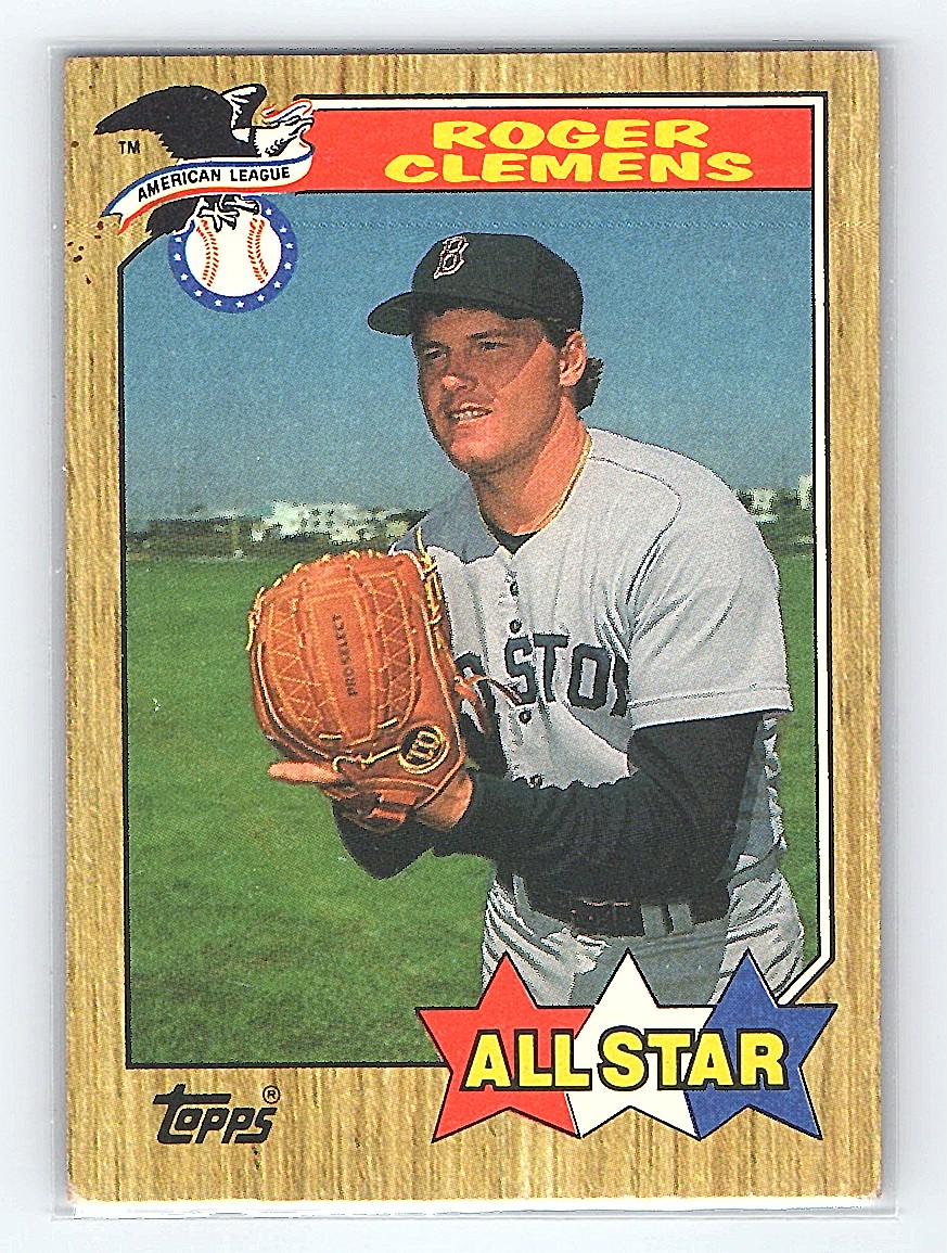 Topps Roger Clemens popular 1986