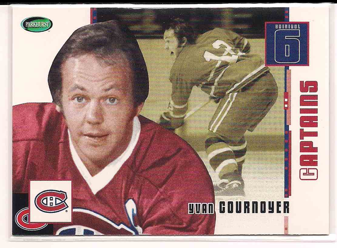 Yvan Cournoyer Hockey Card 2003-04 Parkhurst Original Six Montreal Canadiens #78 Yvan Cournoyer