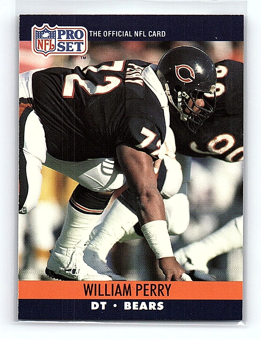 1990 Pro Set William Perry Chicago Bears #455 | eBay