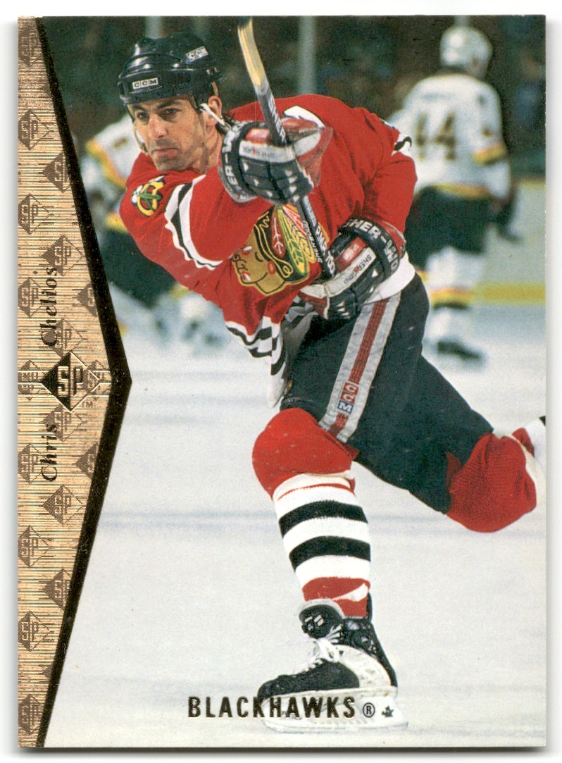 1994-95 Upper Deck SP Die Cut Hockey Card Chris Chelios #23