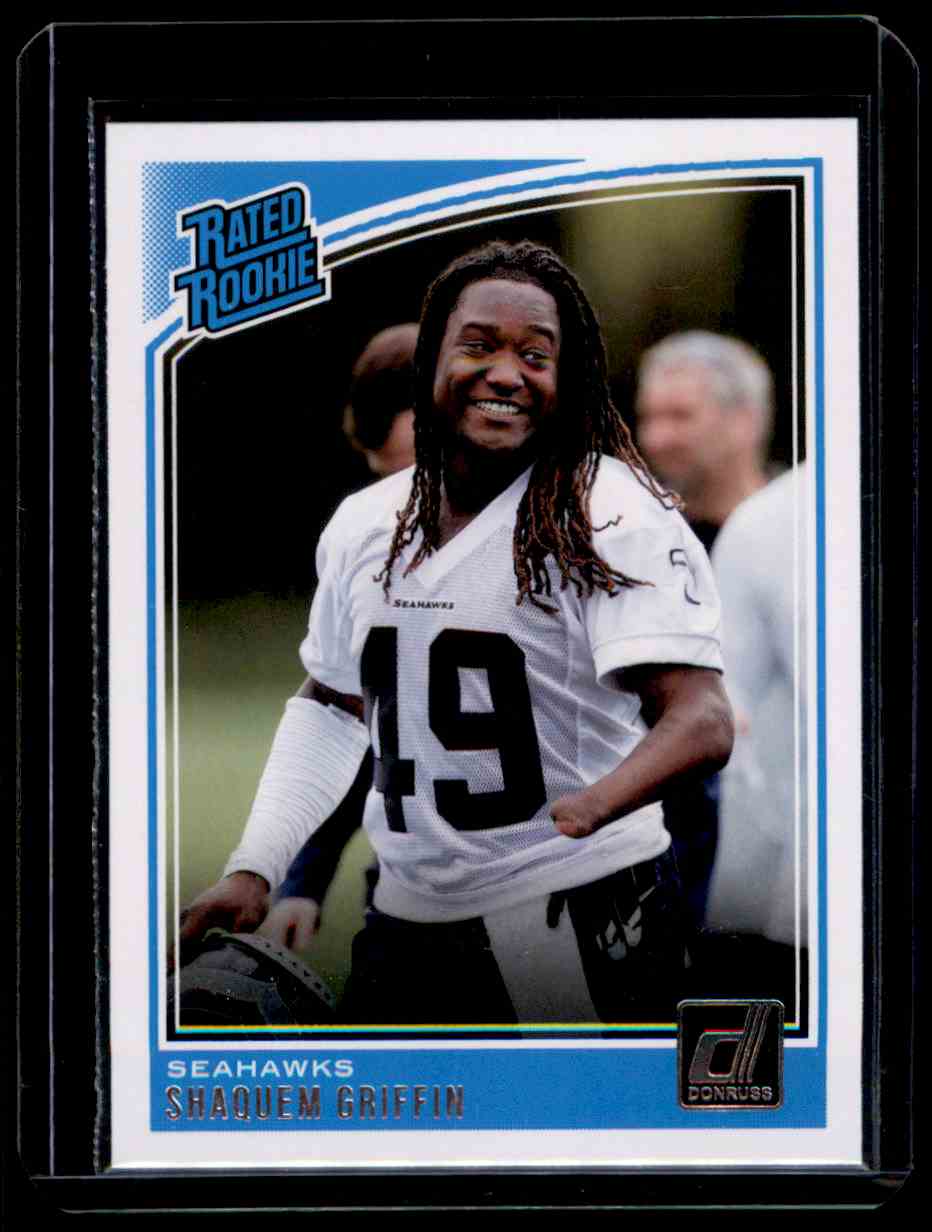 2018 Donruss Rated Rookie Shaquem Griffin RC Seattle Seahawks #346 | eBay