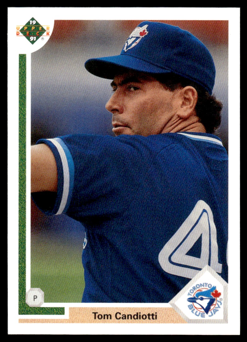 1991 Upper Deck Final Edition Tom Candiotti Toronto Blue Jays #49F