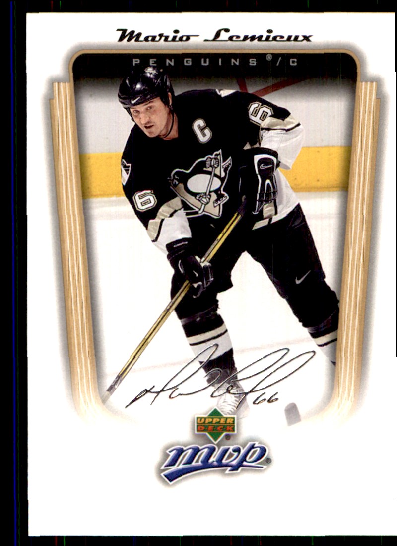 2005-06 Upper Deck MVP Mario Lemieux Pittsburgh Penguins #444 | eBay