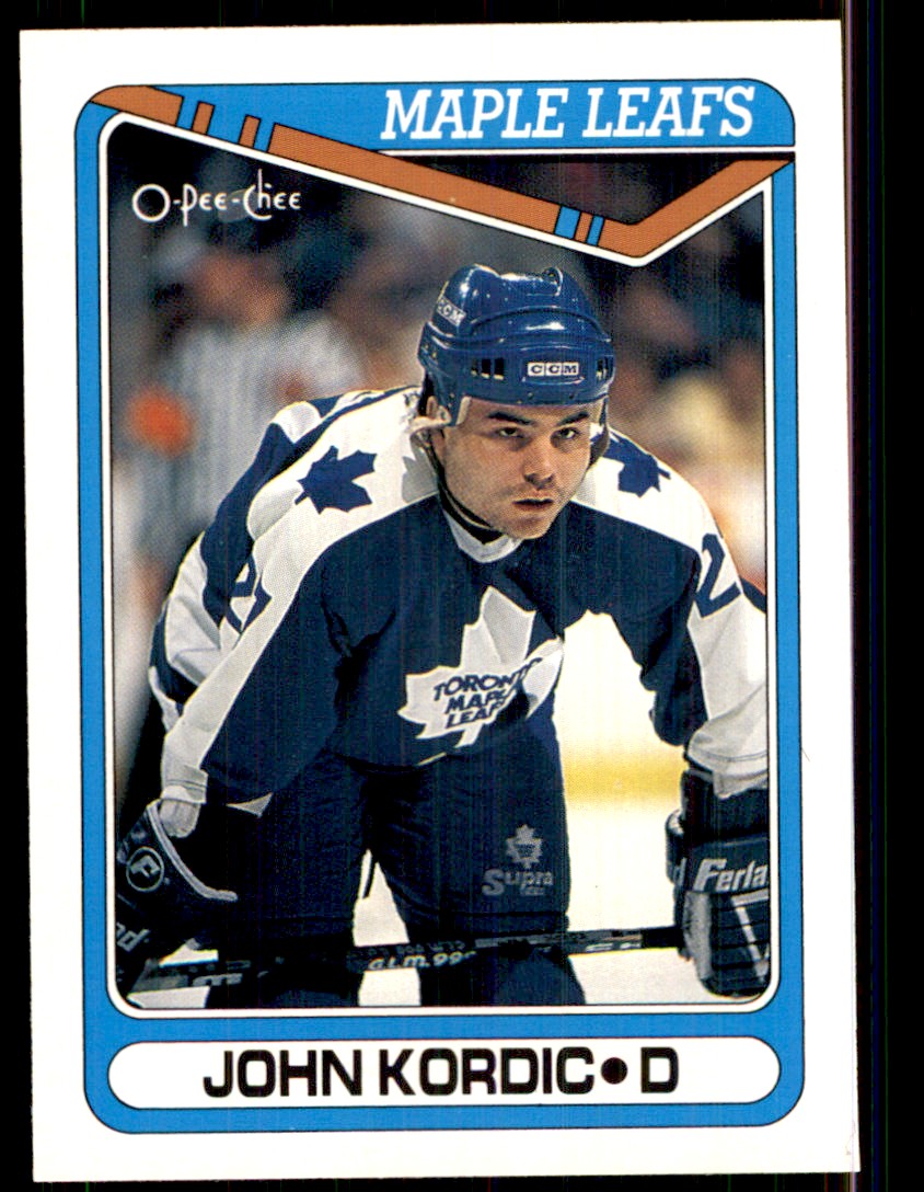 1990-91 O-Pee-Chee John Kordic #401