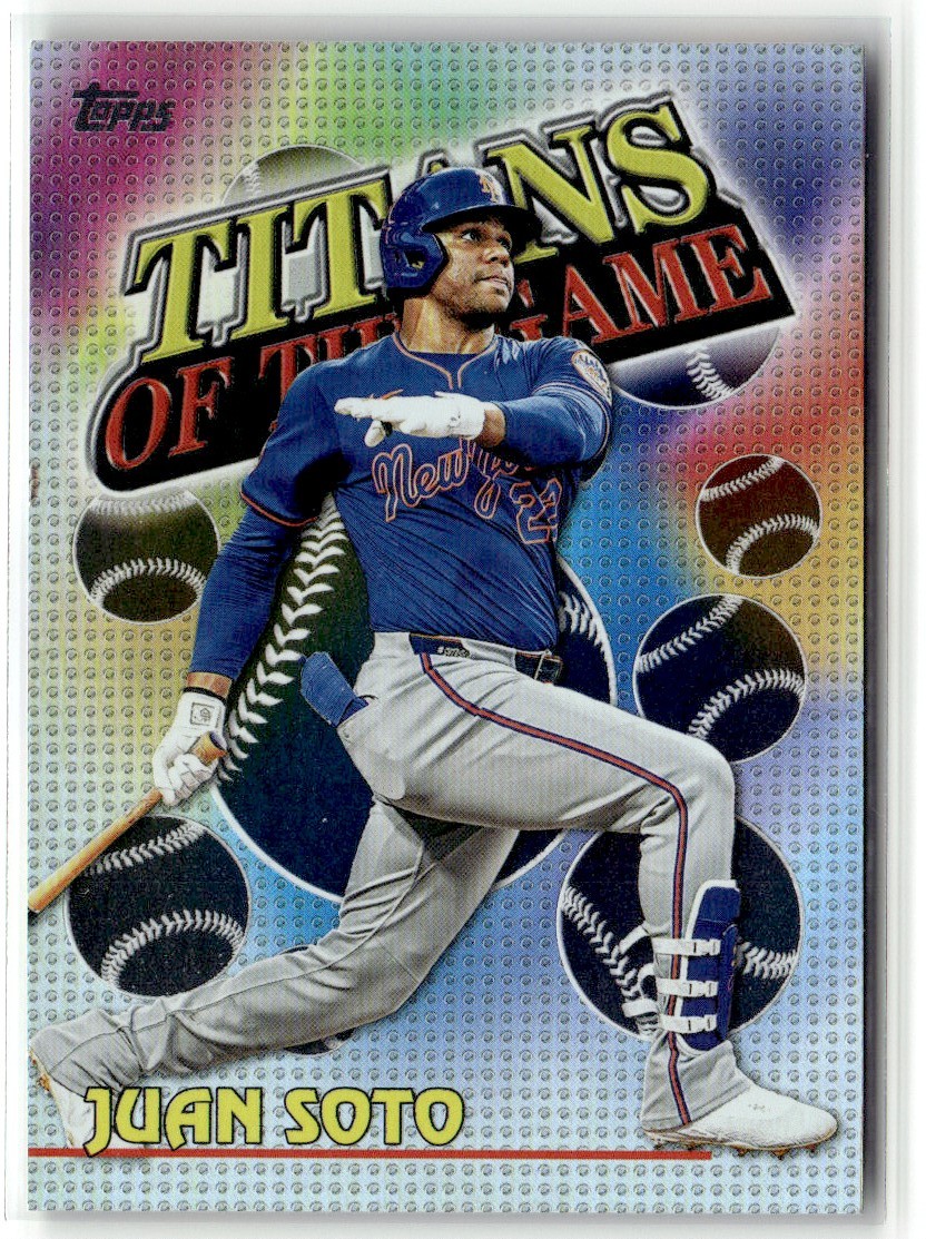 Juan Soto 2026 Topps Series 1 Titans Of The Game New York Mets