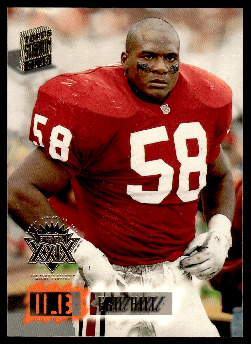 1994 STADIUM CLUB SUPER BOWL XXIX ERIC HILL ARIZONA CARDINALS #298