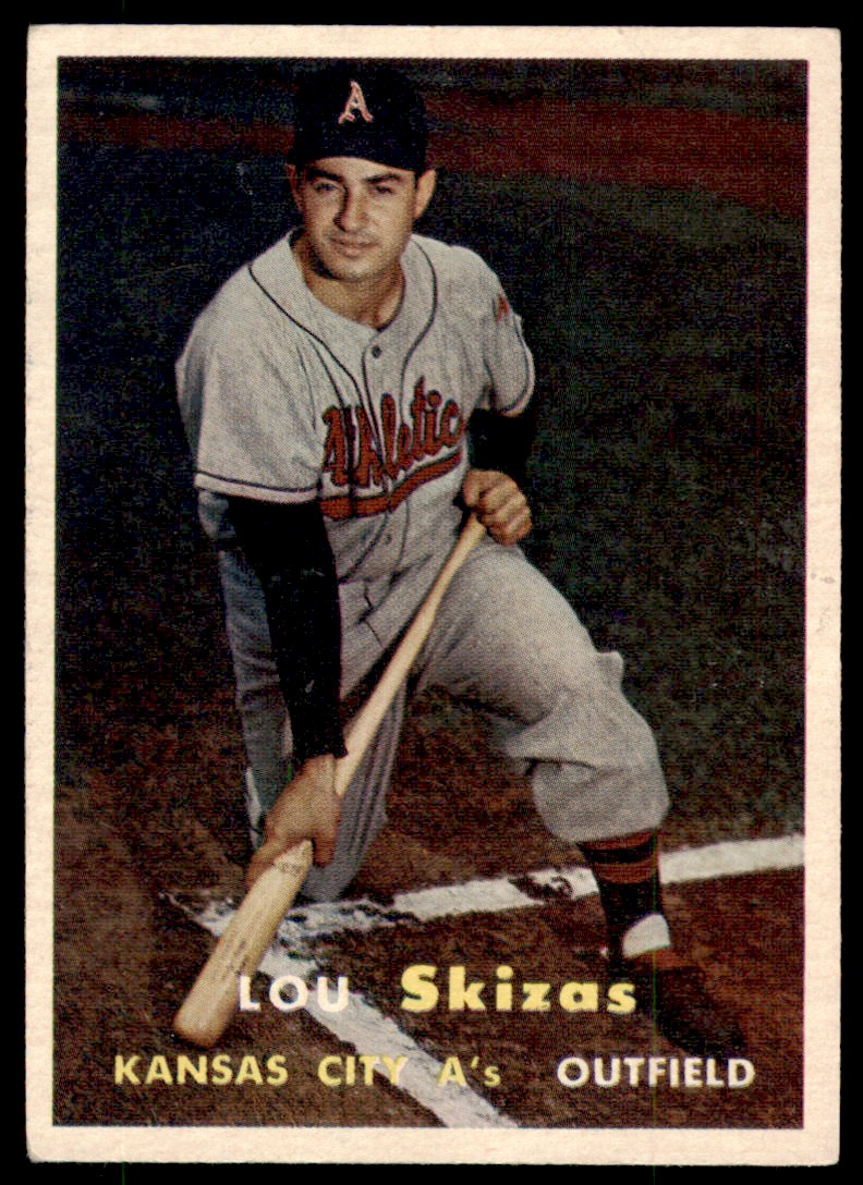 1957 Topps Lou Skizas  VG-EX #83 card front image