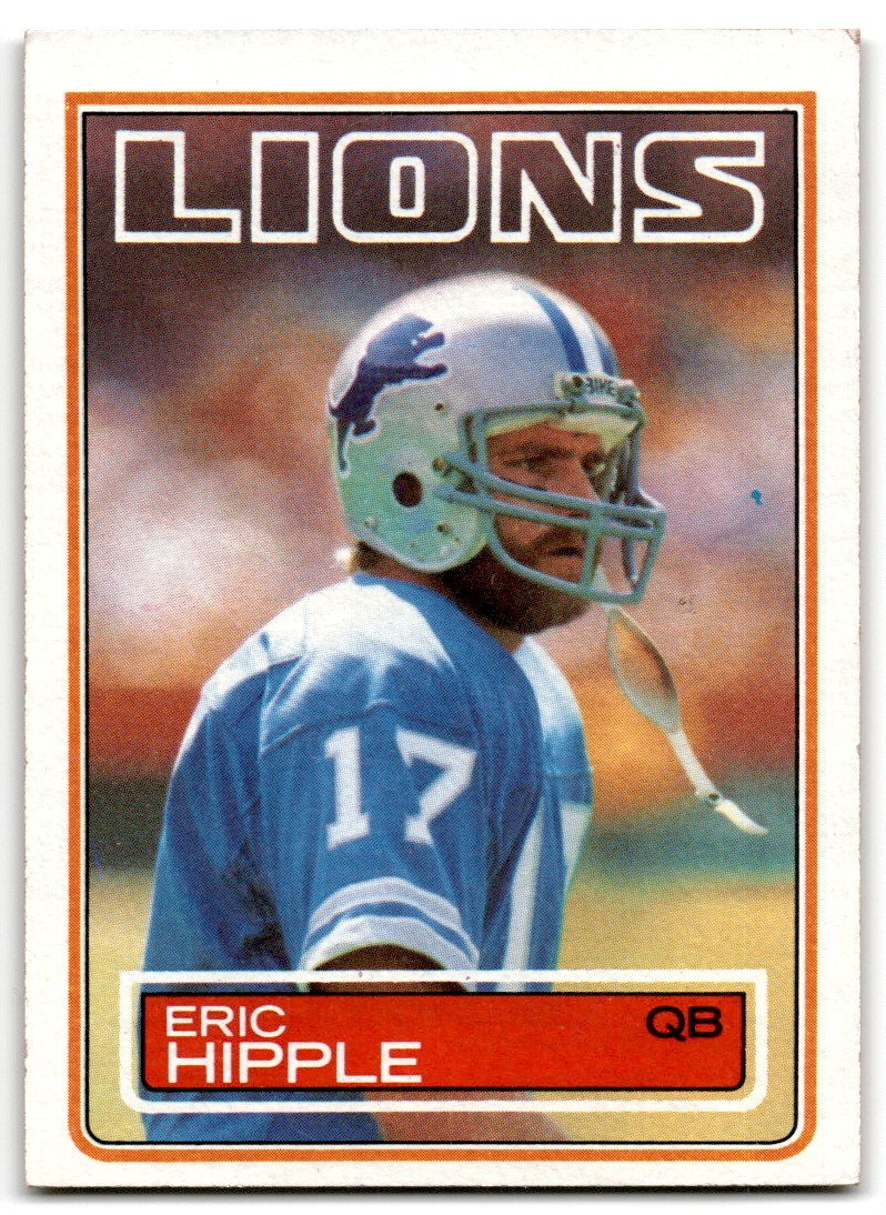 1983 Topps Eric Hipple Detroit Lions #67