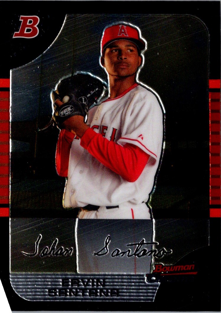 2005 Bowman Chrome Draft Picks & Prospects Ervin Santana #BDP15
