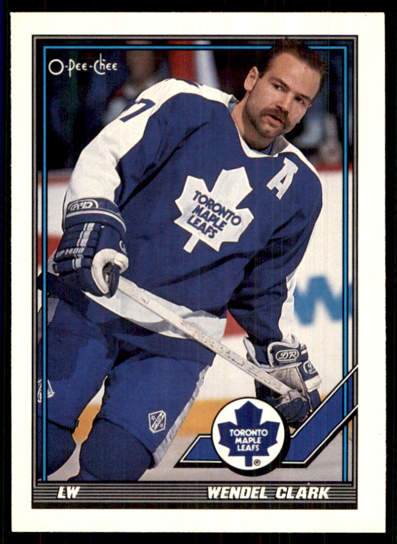 1991-92 O-Pee-Chee Wendel Clark Toronto Maple Leafs #464 | eBay