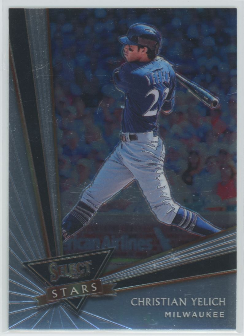 2020 Panini Select Stars Christian Yelich Milwaukee Brewers #SLD-6