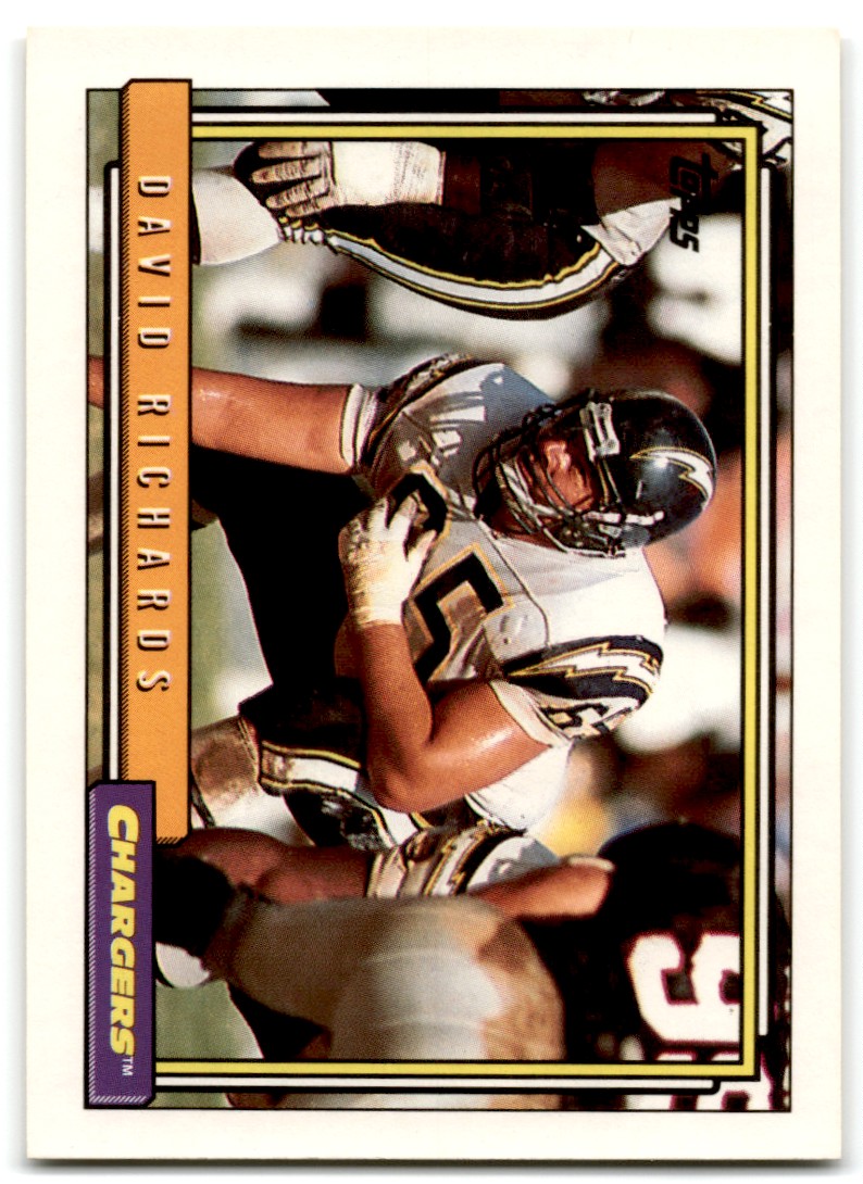 1992 Topps David Richards San Diego Chargers #62 | eBay