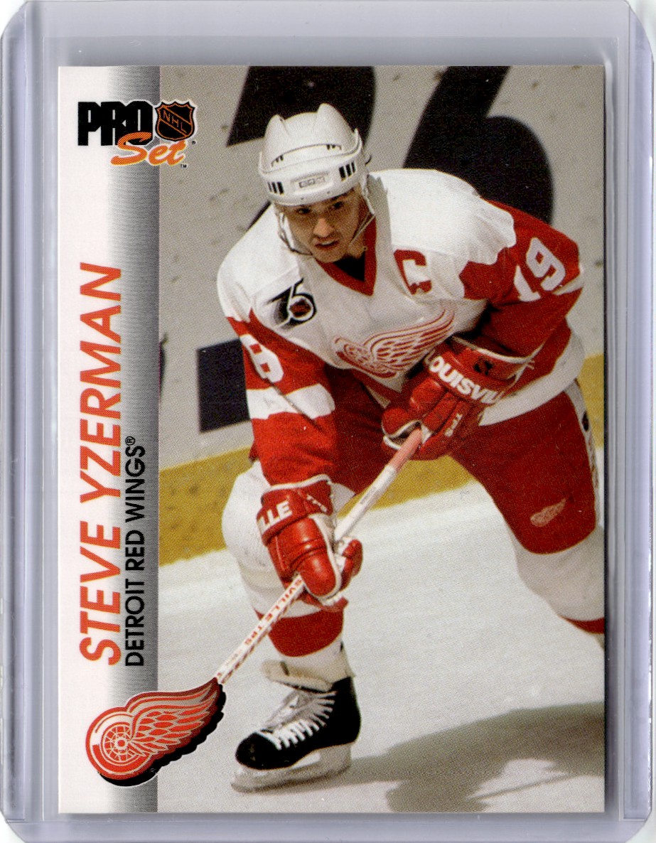 1992-93 Pro Set Steve Yzerman A Detroit Red Wings #39 | eBay