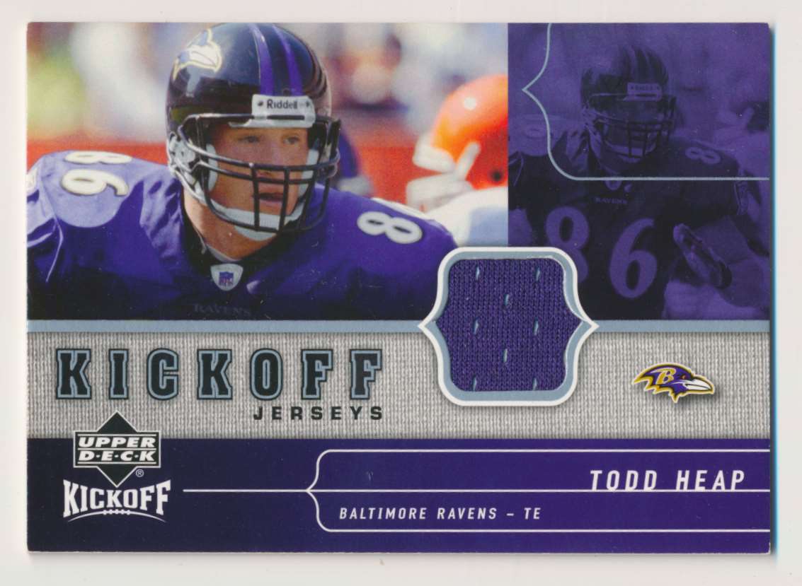 2005 NFL Upper Deck Kickoff Todd Heap Jersey #KJ-TP | eBay