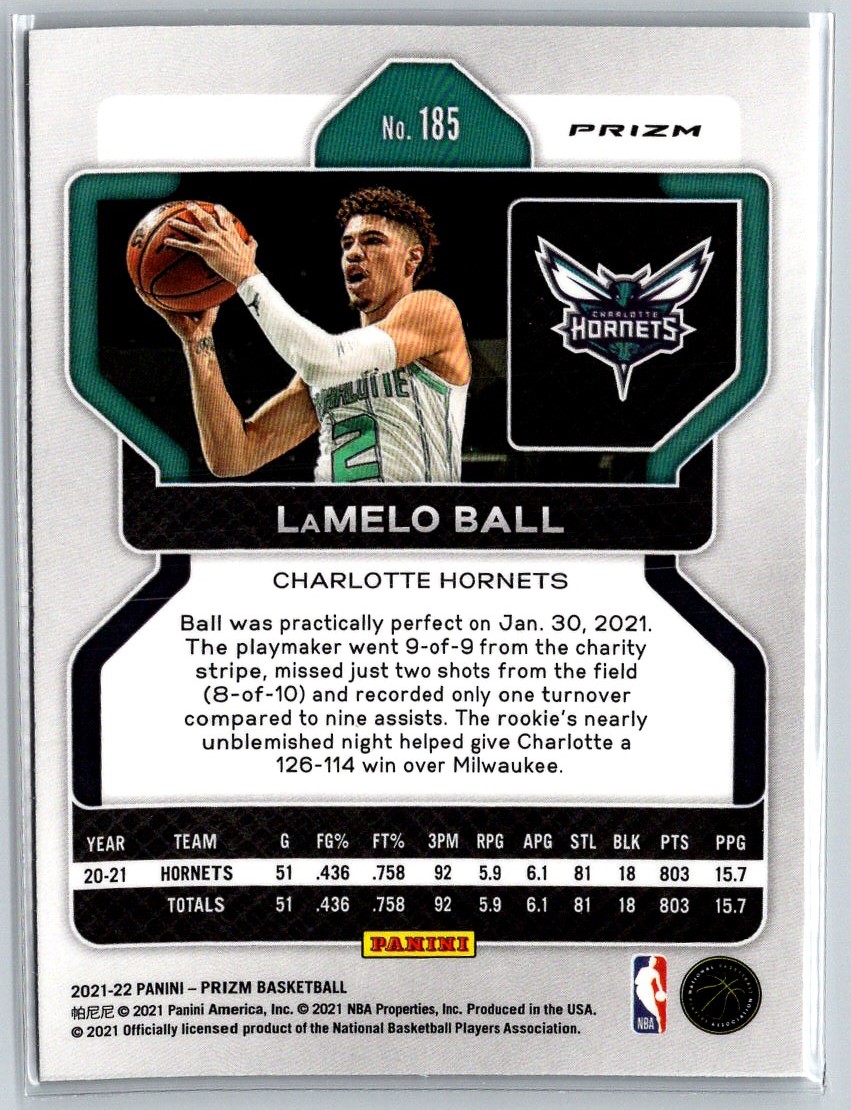 LaMelo Ball 2021 Prizm Orange Ice #185 Price Guide - Sports Card Investor