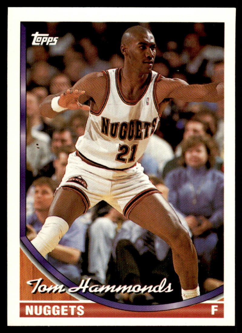 1993-94 Topps #234 Tom Hammonds Denver Nuggets | eBay