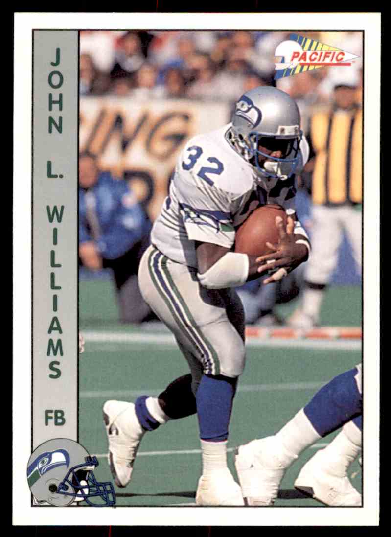 1992 Pacific Football John L. Williams #624