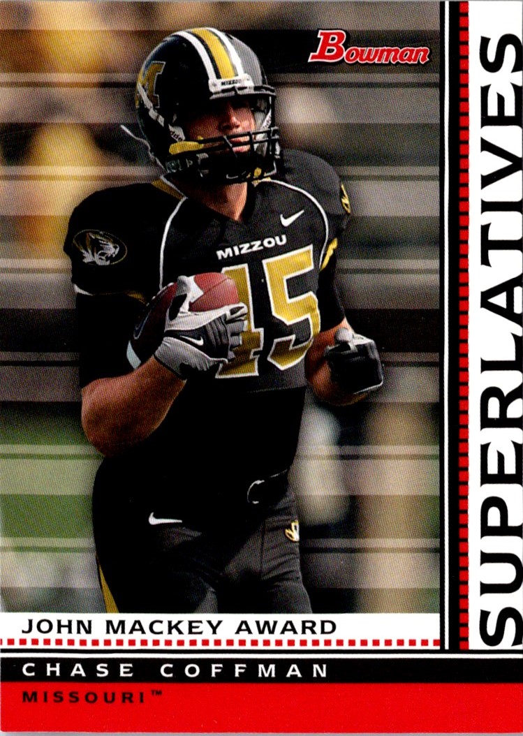 2009 Bowman Draft Picks Superlatives Chase Coffman #S1