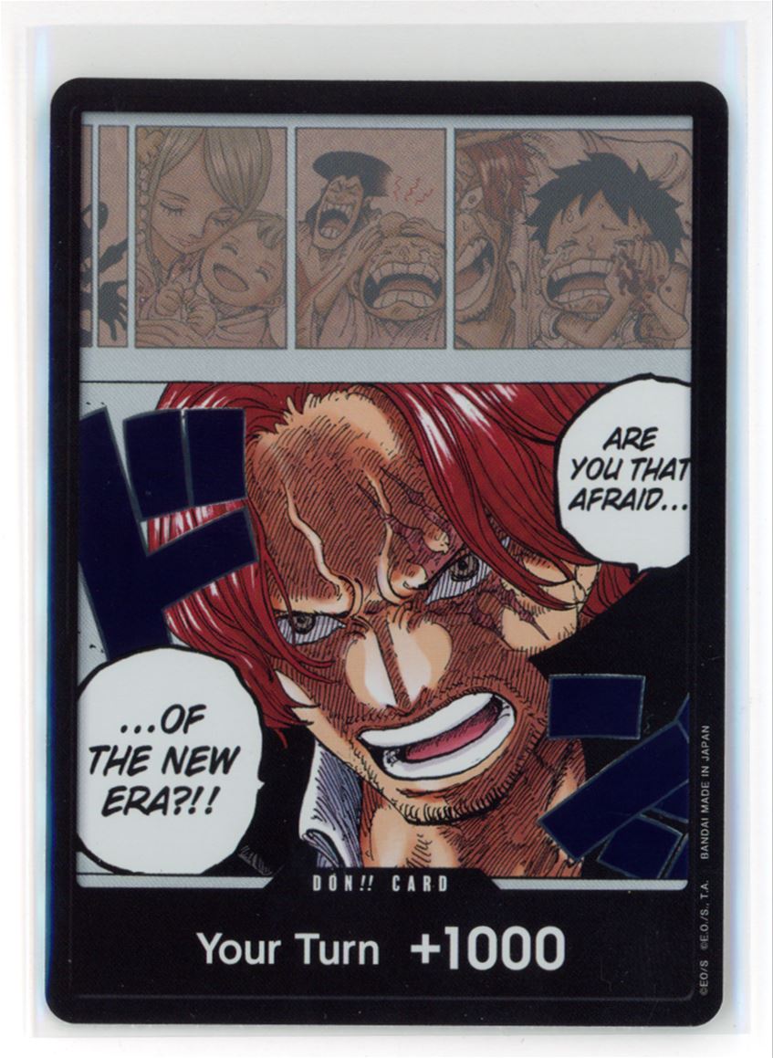 One Piece Emperors DON Card Shanks ENGLISH op09 | eBay