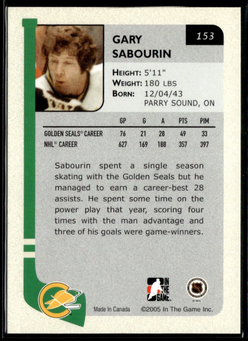 2025人気の Game The In 2004-05 Franchises Sabourin Gary West US 記念グッズ