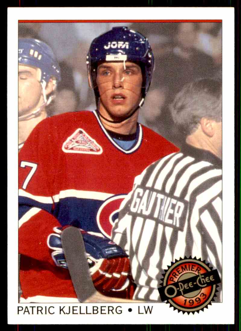 1992-93 O-Pee-Chee Premier Patric Kjellberg #29