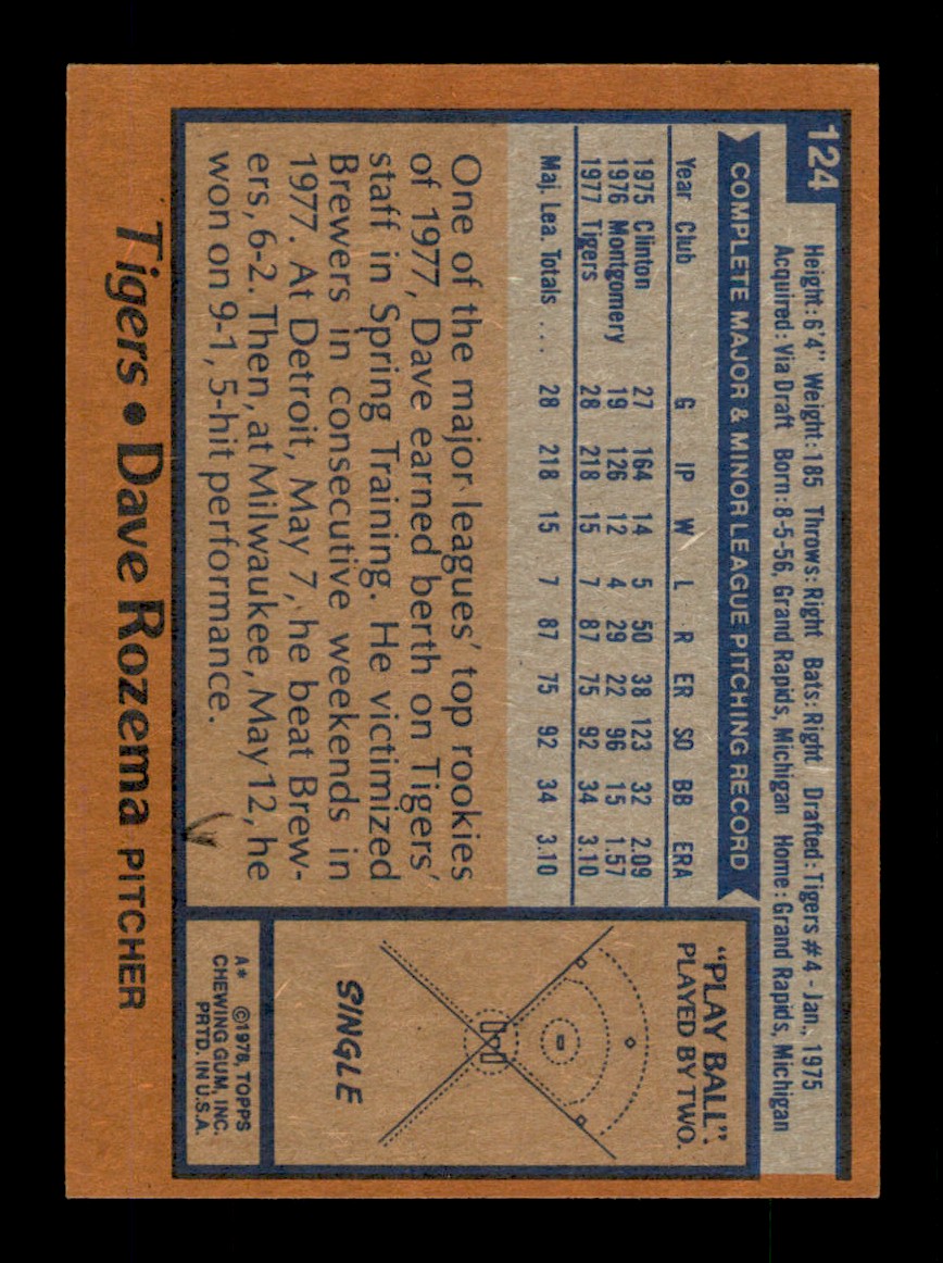 Topps Baseball #1-250 1978 - TÚ ELIGES - Completa tu conjunto - Imagen 248 de 499